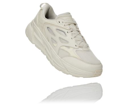 Hoka Clifton Leather Road - Tenis Caminhada Mulher Tofu / Tofu | PT-rzBCGth